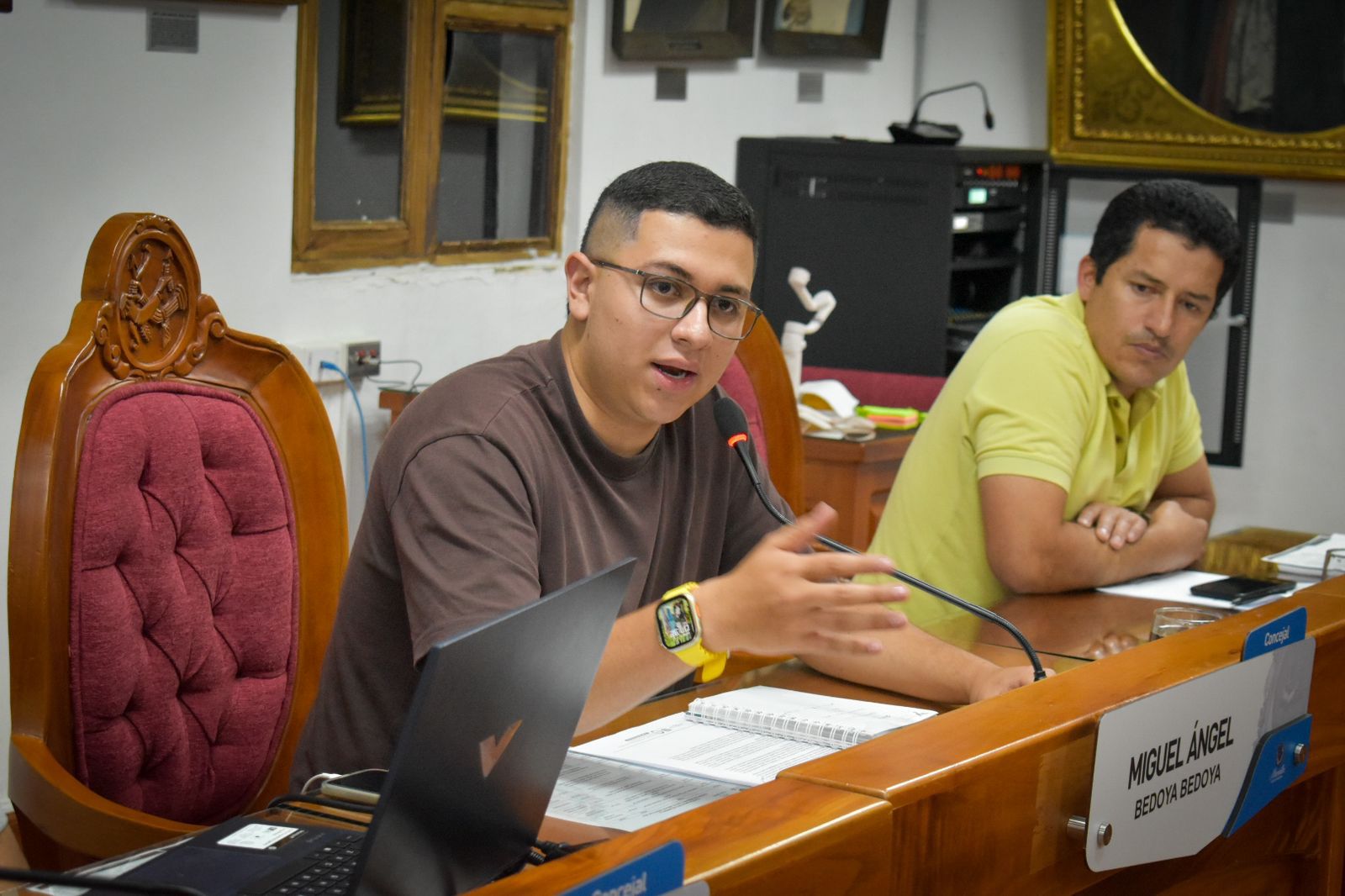 Educación, infraestructura y autonomía: principales logros del presidente electo del Concejo de Marinilla