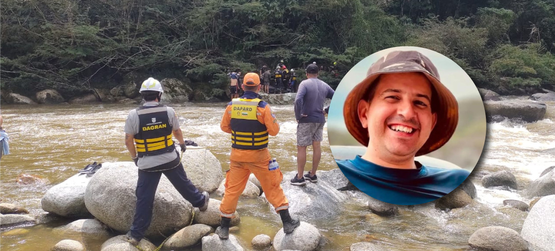 Recuperan el cuerpo sin vida de Fabio Giraldo en el río Cocorná tras intensa búsqueda