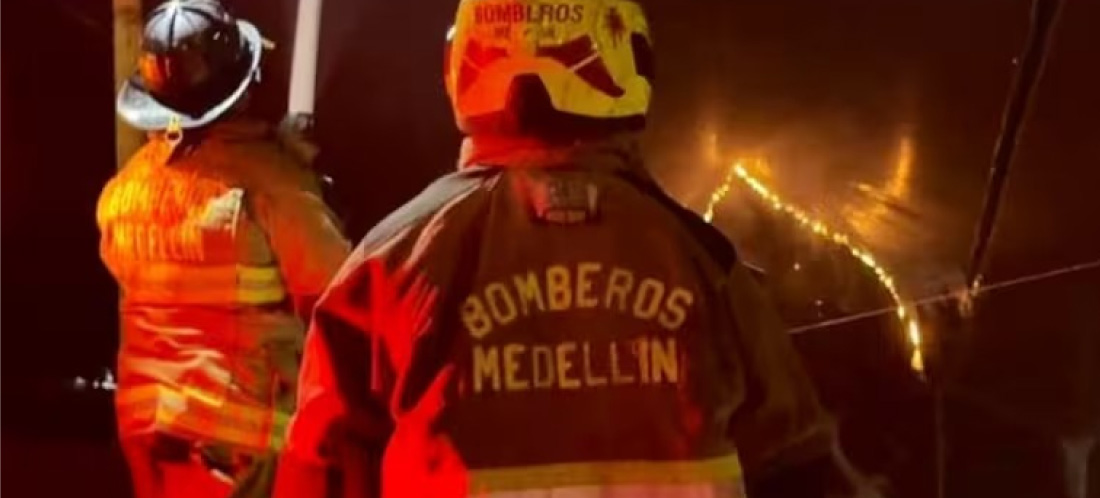 Aumentaron los incendios en Medellín en diciembre: van 81 casos