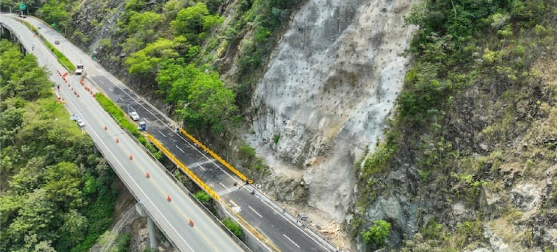 Habilitada doble calzada en puente El Sapo, en la vía a Santa Fe de Antioquia, después de dos años