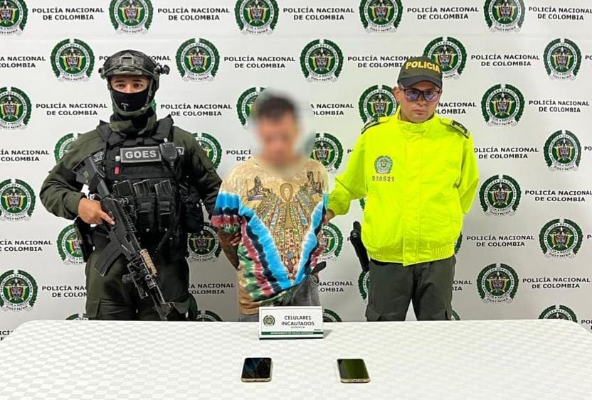 En video: así fue capturado ´El Enano´ en Bello; era buscado por homicidio