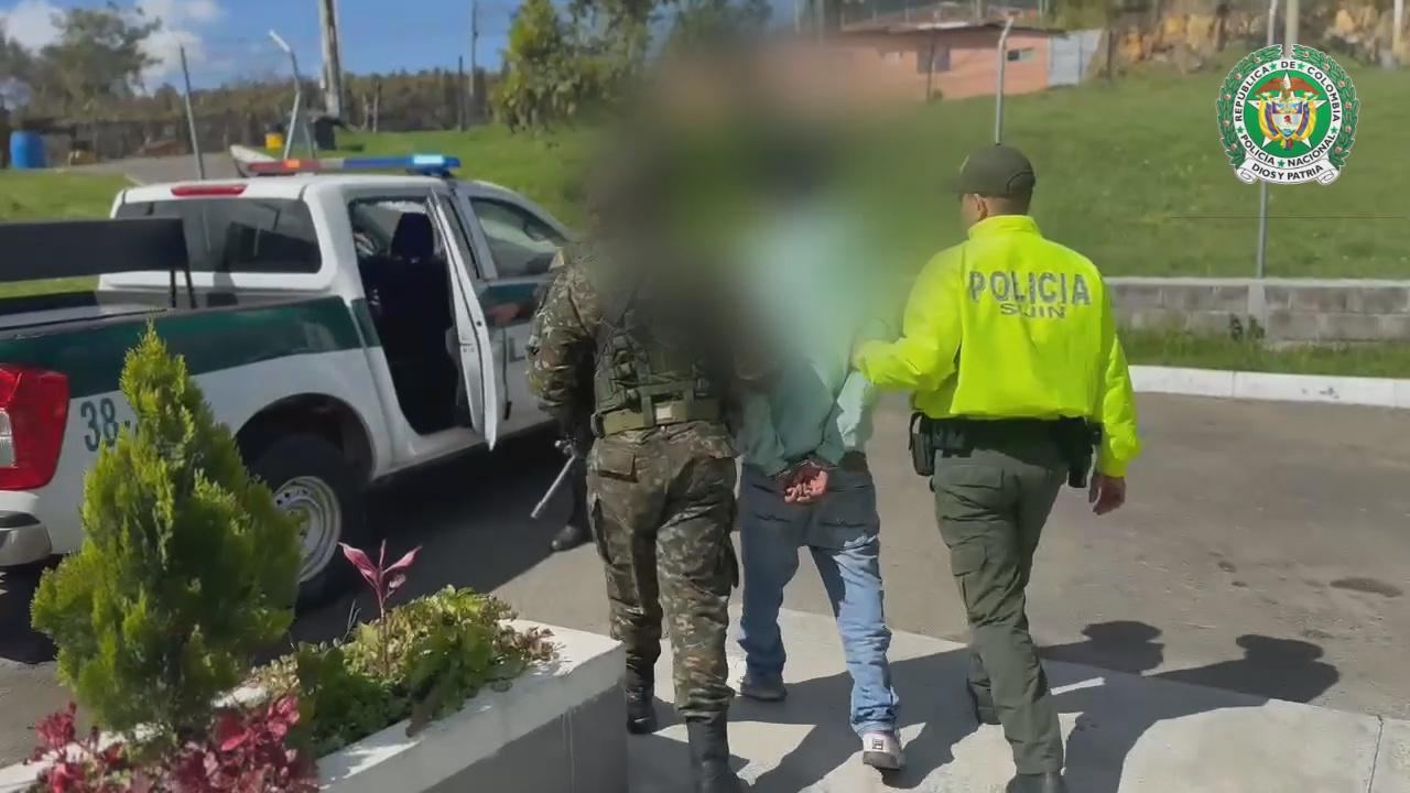 Operativo en Sonsón deja la captura de alias "Totoy" y la incautación 39 panelas de marihuana