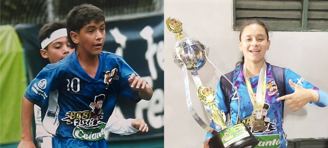 Danna, campeona; y Matías, gol olímpico: dos niños del Oriente brillaron en la Baby Fútbol