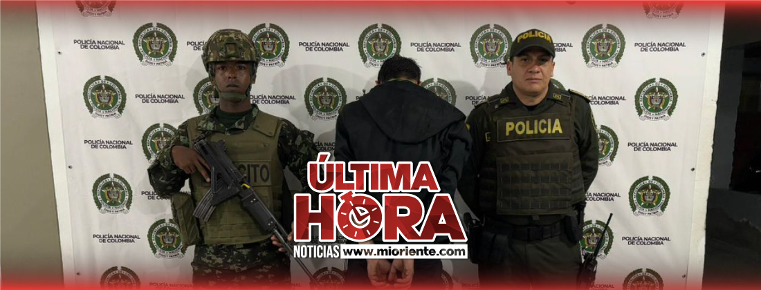 Capturado el presunto responsable del homicidio en la tercera etapa de El Porvenir, en Rionegro