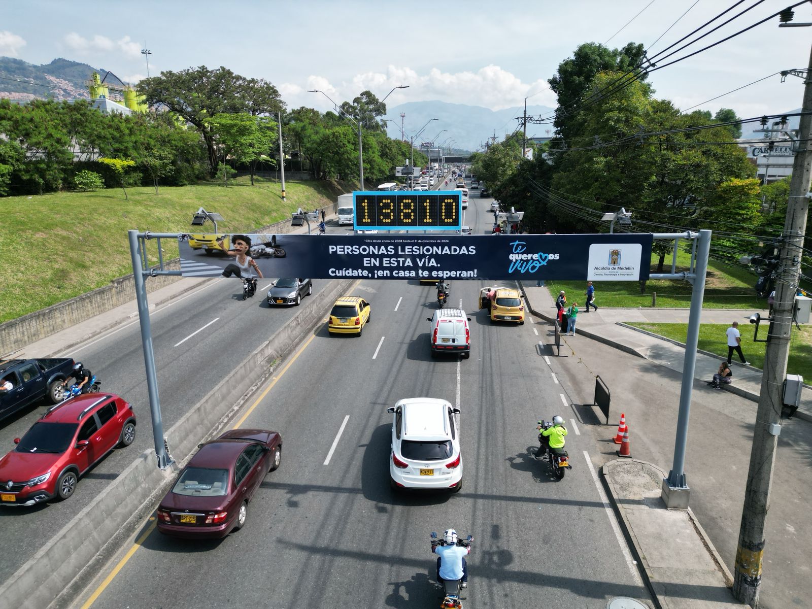 Alcaldía de Medellín instalará pasavías preventivos en puntos críticos de siniestralidad vial