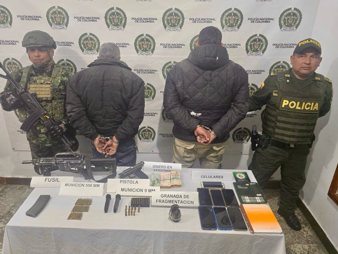 Tras combates, capturaron a dos presuntos integrantes del Clan del Golfo en San José de la Montaña