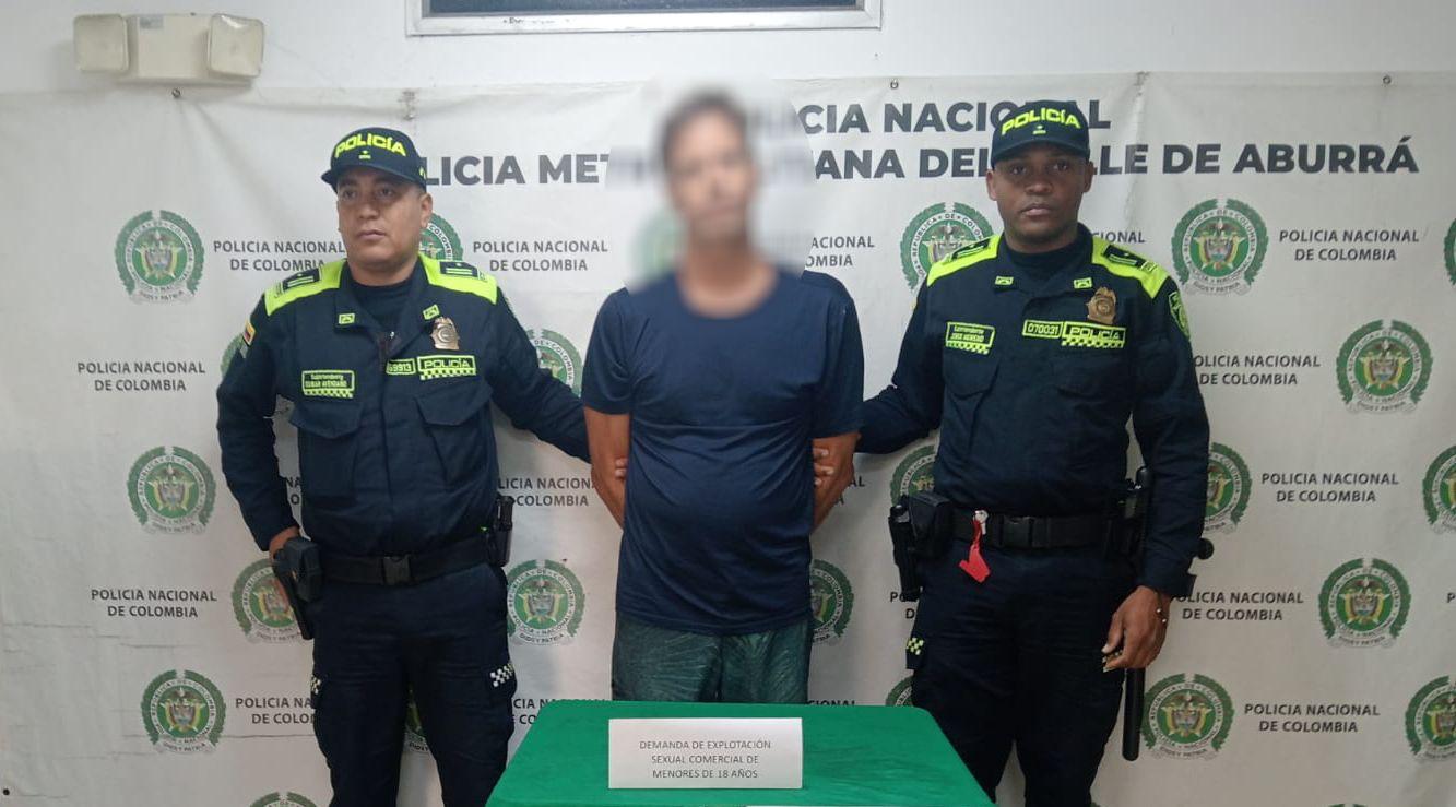 Estadounidense habría ofrecido dinero a una menor para tener relaciones sexuales en Medellín: fue capturado