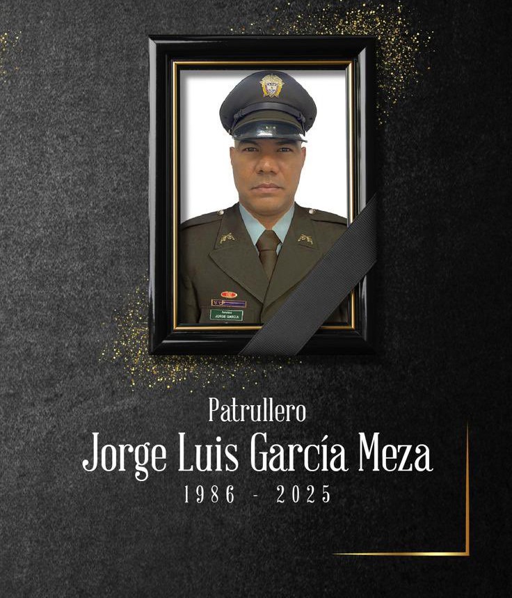 Asesinaron a otro policía en Antioquia, van tres esta semana. Se ofrecen $100 millones por información