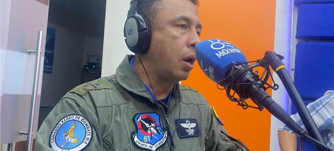 ¿Quién es el coronel Juan José López, nuevo comandante del Cacom 5 de la FAC en Rionegro?