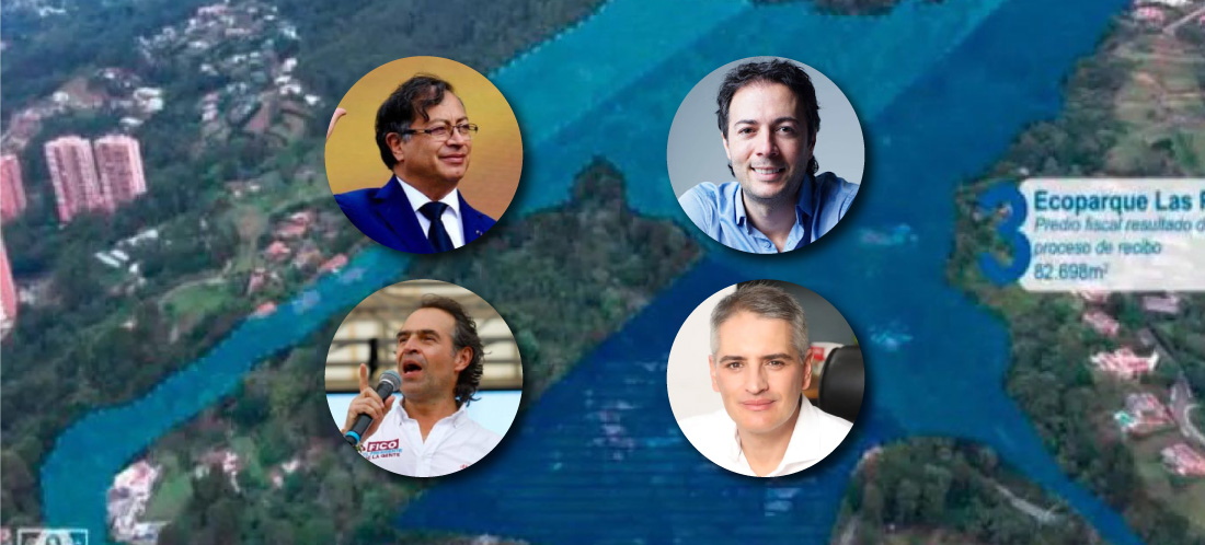 Cruce de acusaciones entre Gustavo Petro, Federico Gutiérrez, Daniel Quintero y Andrés Julián Rendón por caso Aguas Vivas