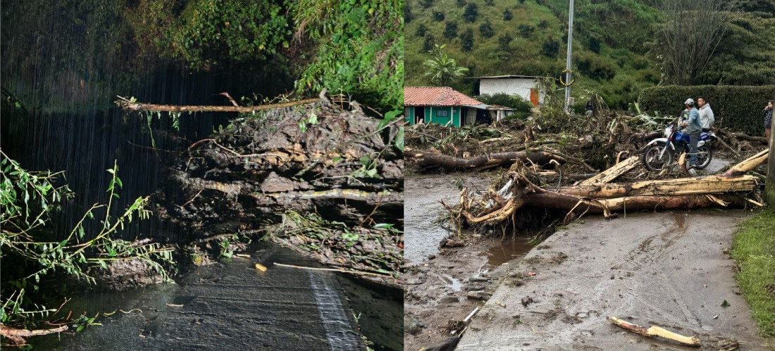 Fuertes lluvias generaron emergencias en varios municipios del Oriente Antioqueño