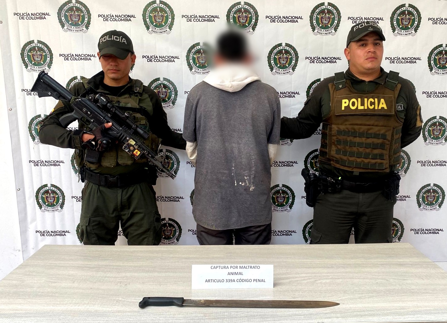 Capturaron a hombre que hirió a un perro con un machete en la ruralidad de Sonsón