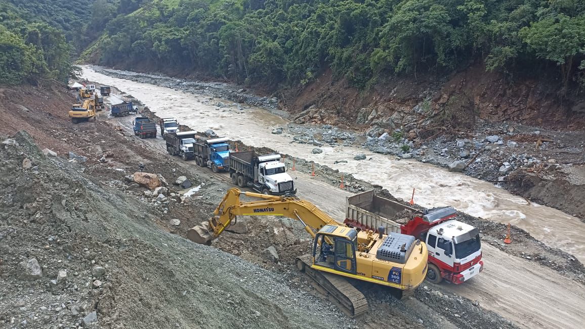 Invías modifica las condiciones de tránsito en la vía Medellín-Quibdó