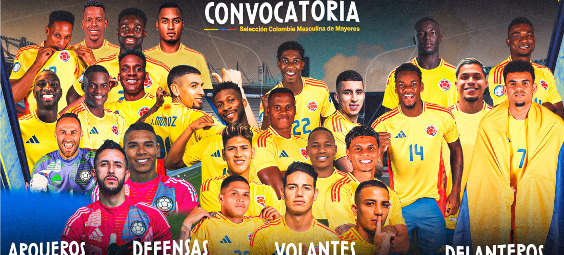 Selección Colombia: revelaron los 26 elegidos por Lorenzo para la doble fecha de eliminatorias en junio