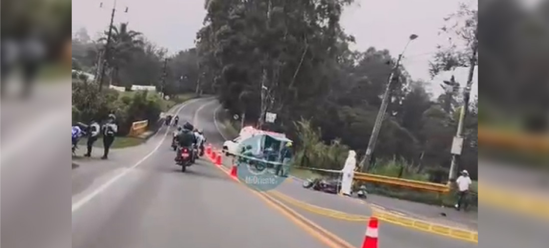 Accidente en vía La Ceja-Rionegro cobró la vida de motociclista oriundo de La Unión