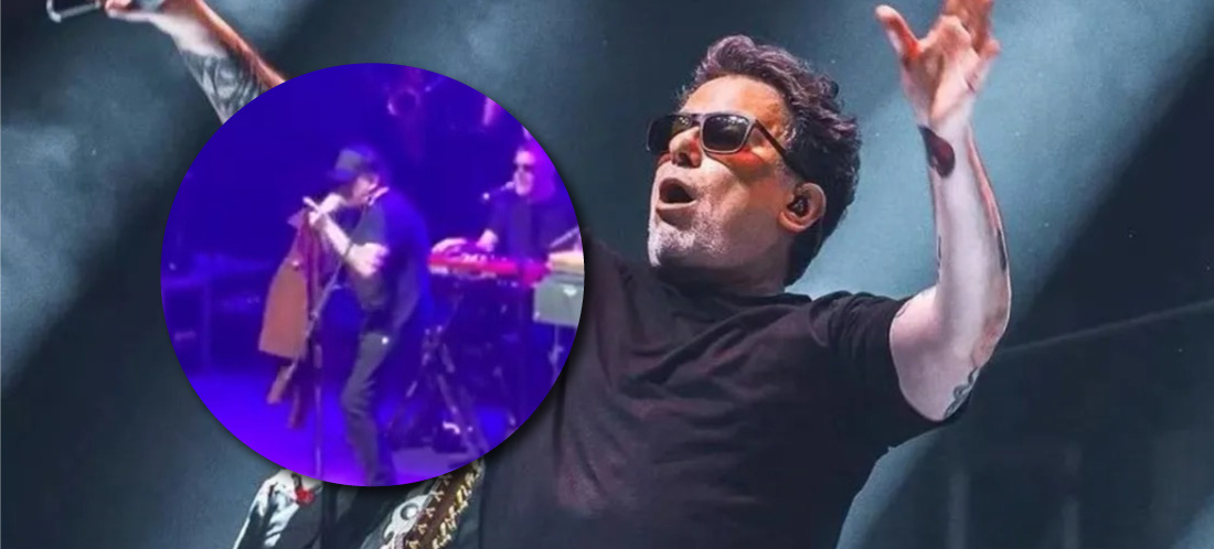 Andrés Calamaro simuló una faena taurina en Cali y el público lo abucheó: “Están cancelados” 