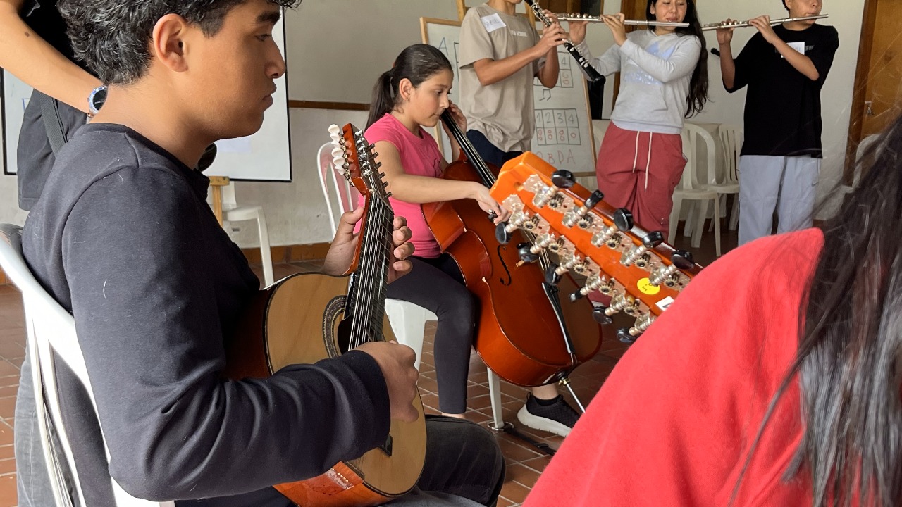 Guarne se convirtió en epicentro global de formación musical con el Encuentro Chispa