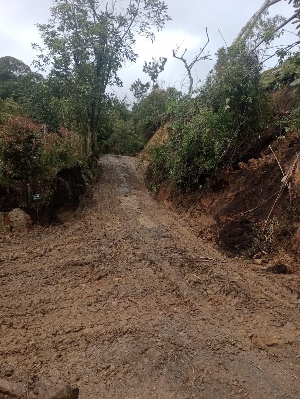 Lluvias generaron cierres viales en zona rural de El Santuario, autoridades activaron protocolos de emergencia