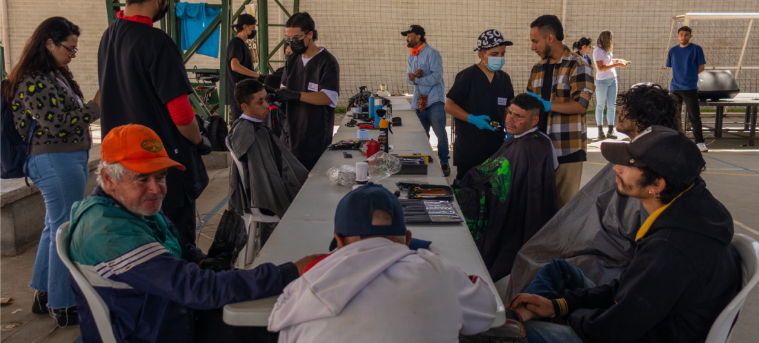 Feria de cuidado para habitantes de calle en La Ceja contó con 40 participantes