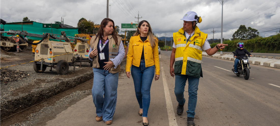 La Ceja anunció que ya están habilitados 870 metros del tramo entre El Yegüerizo y la Institución Educativa María Estévez