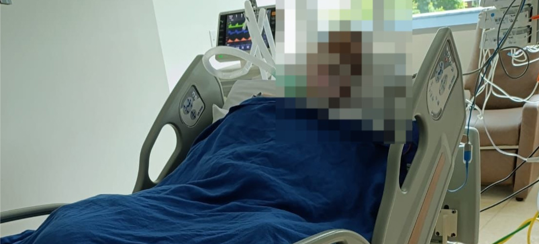 En video: por presunta imprudencia de ambulancia en el Norte de Antioquia, motociclista resultó gravemente lesionado