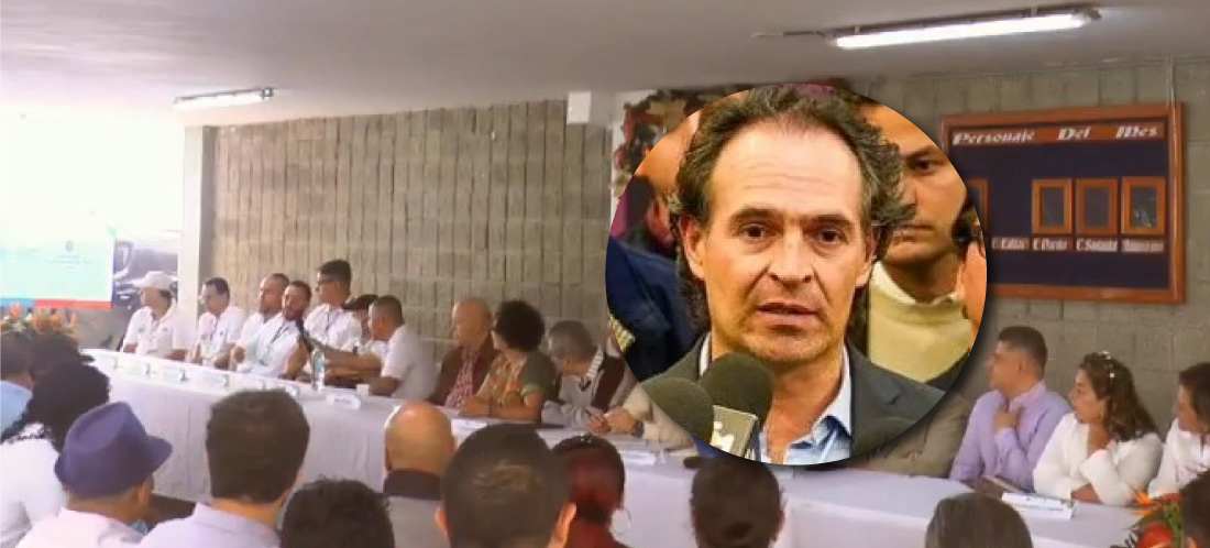 Mesa de Paz Urbana señaló de “insubordinado” a Fico y denunció presencia del Tren de Aragua en Medellín