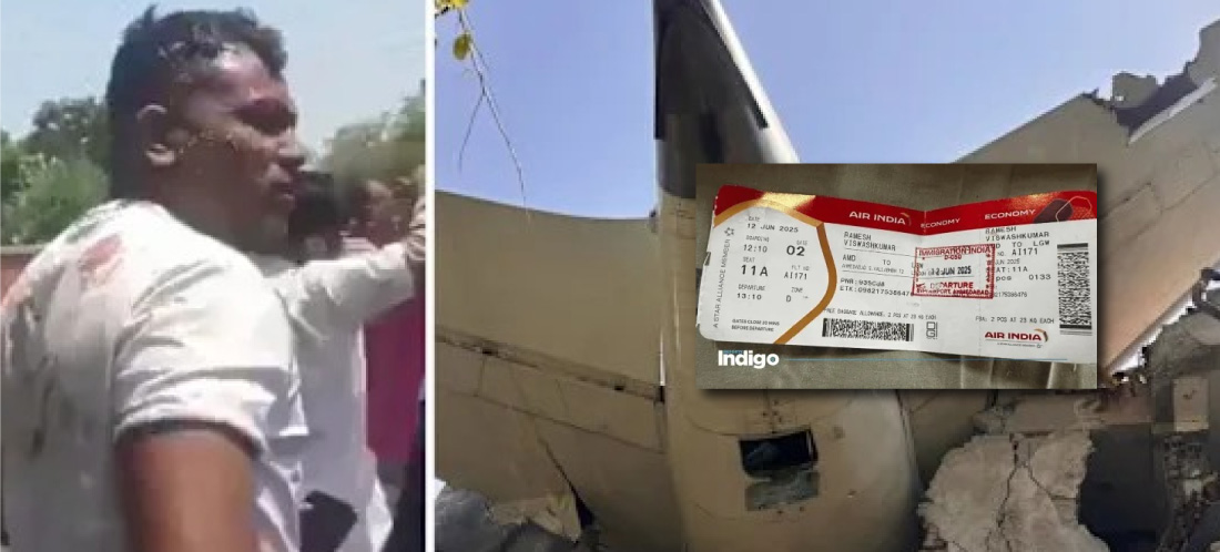 ¿Quién es Ramesh Viswashkumar, único sobreviviente del accidente aéreo en India? Iba en el asiento 11 A