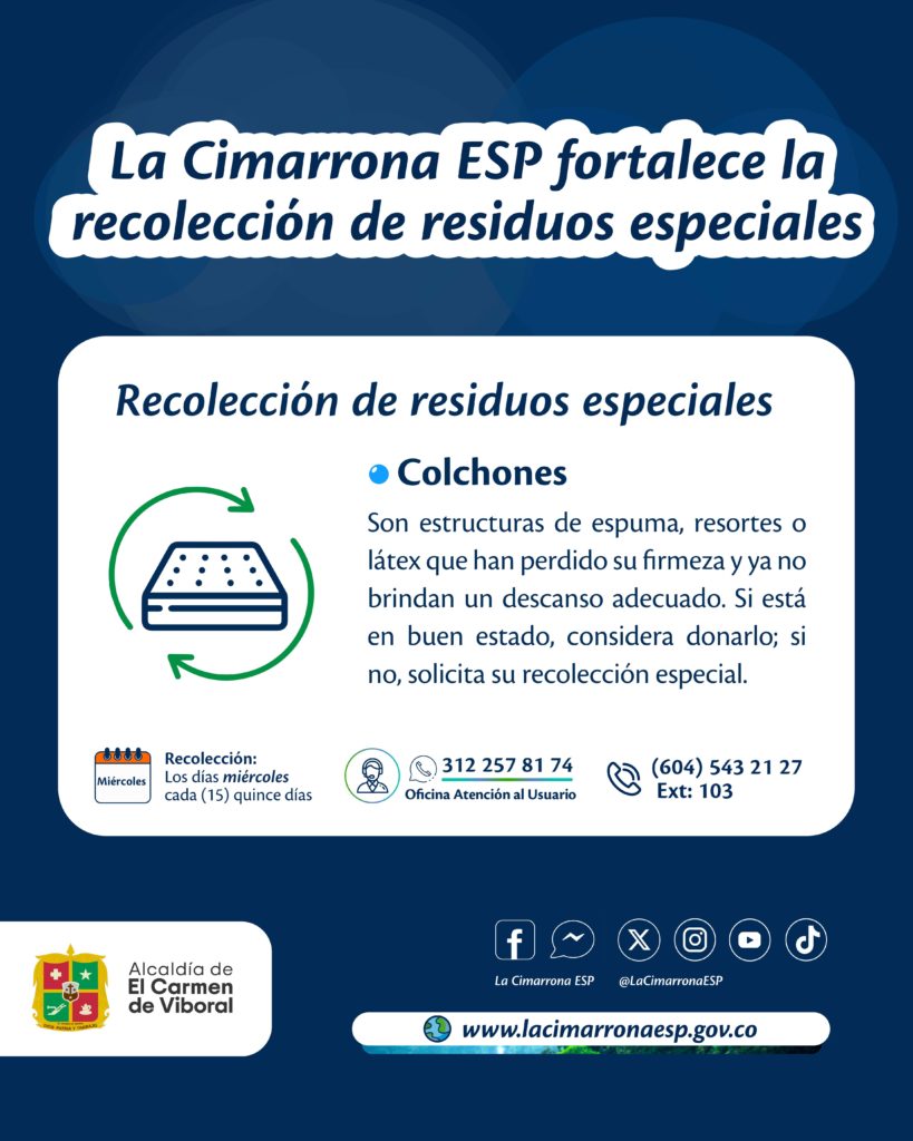 2 residuos especiales colchones