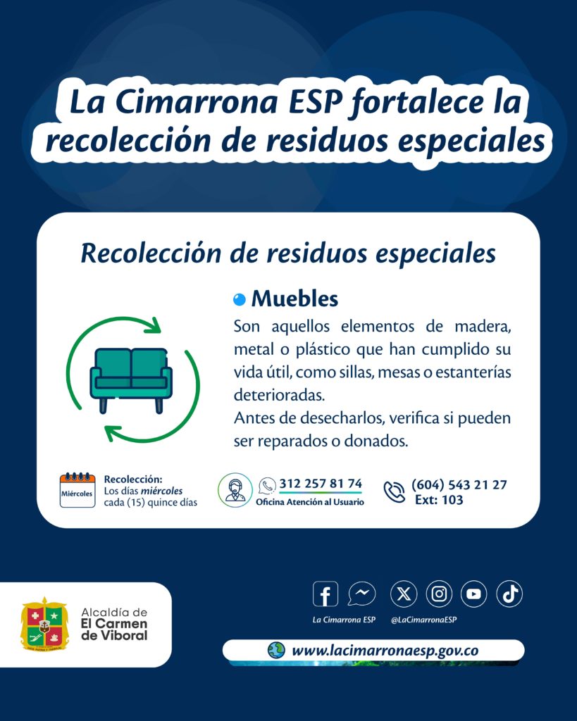 3 residuos especiales muebles