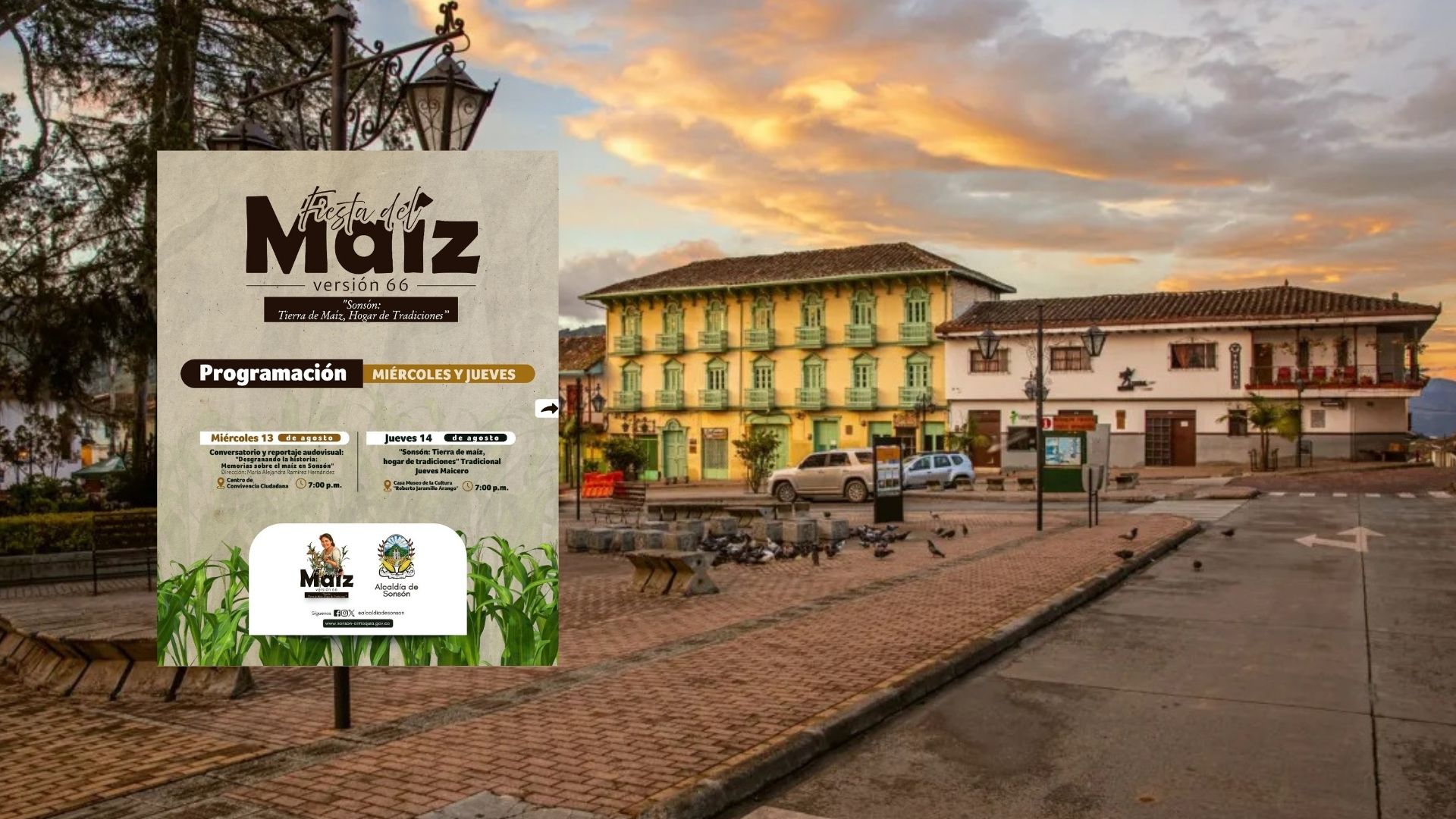 Hoy inician las tradicionales Fiestas del Maíz en Sonsón