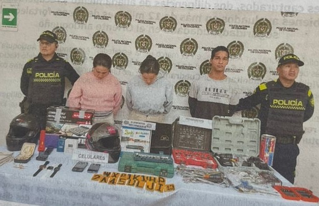 Cayó banda de apartamenteros en Marinilla con bienes hurtados avaluados en más de 12 millones de pesos