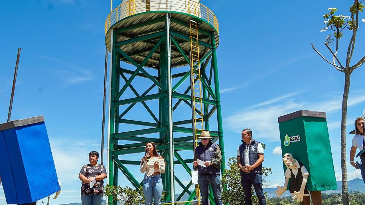 Inauguraron el Tanque de San Judas que permitirá que más de 4 000 marinillos tengan agua potable permanentemente