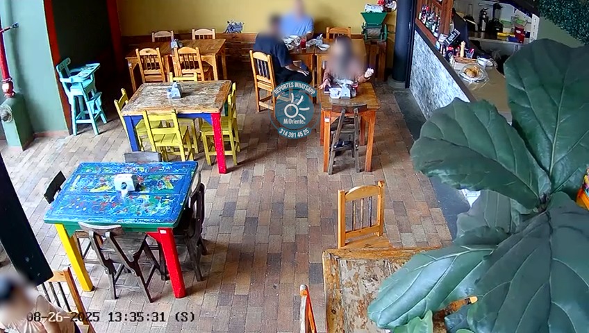 En video: robo a mano armada en restaurante de Rionegro