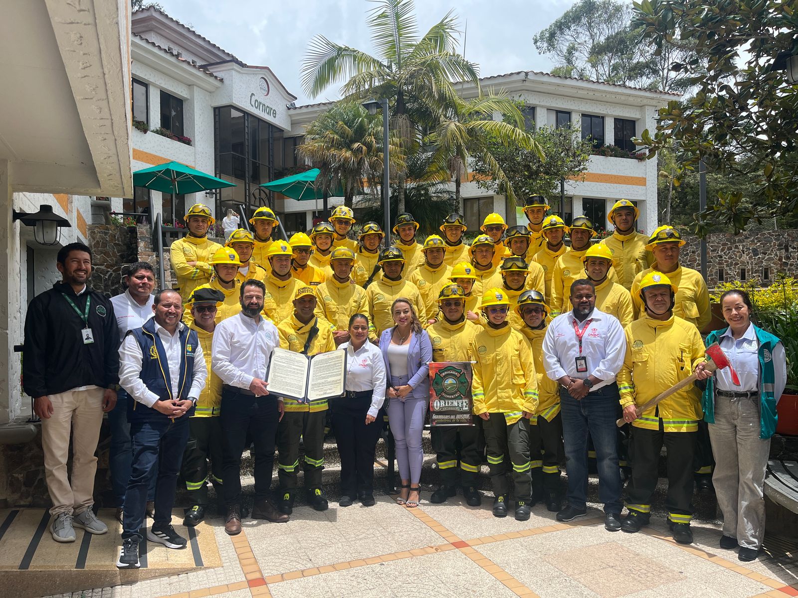 Brigada forestal del Oriente antioqueño recibió certificación nacional