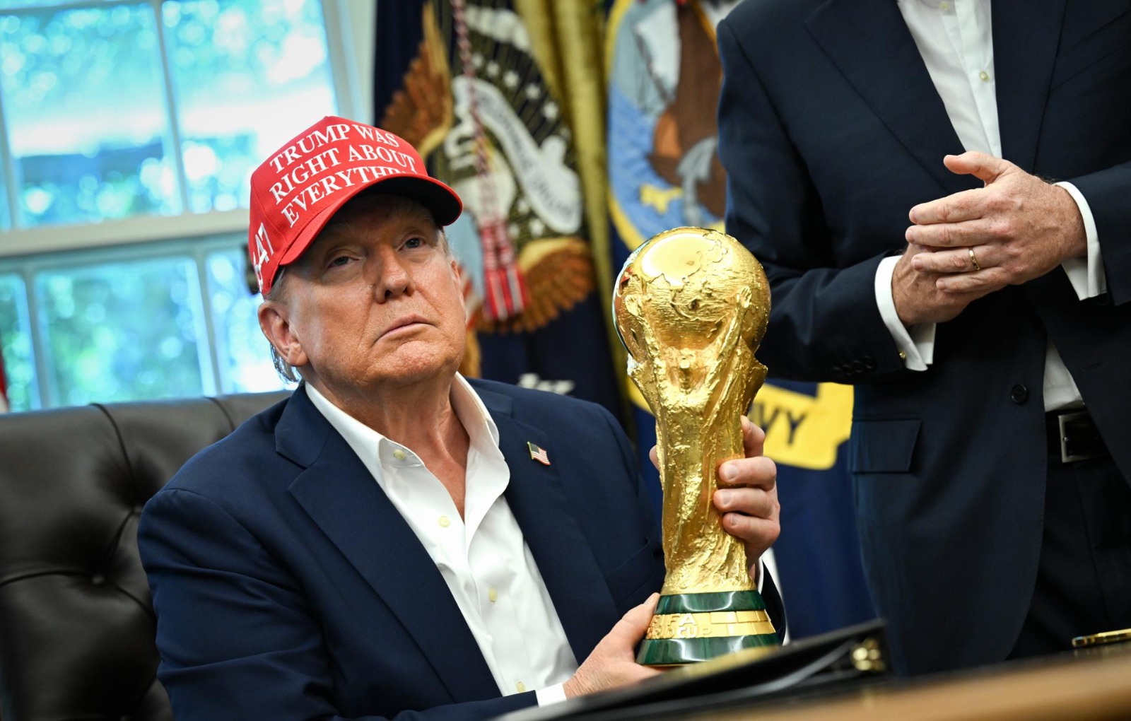 Trump anuncia que el sorteo del Mundial de Fútbol 2026 será en Washington en diciembre