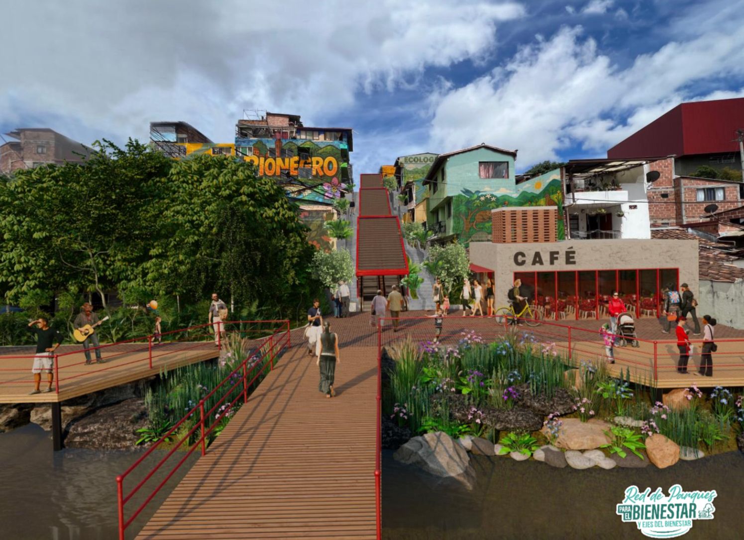 Proyecto “Calles Vivas” transformará la movilidad de Rionegro con escaleras eléctricas