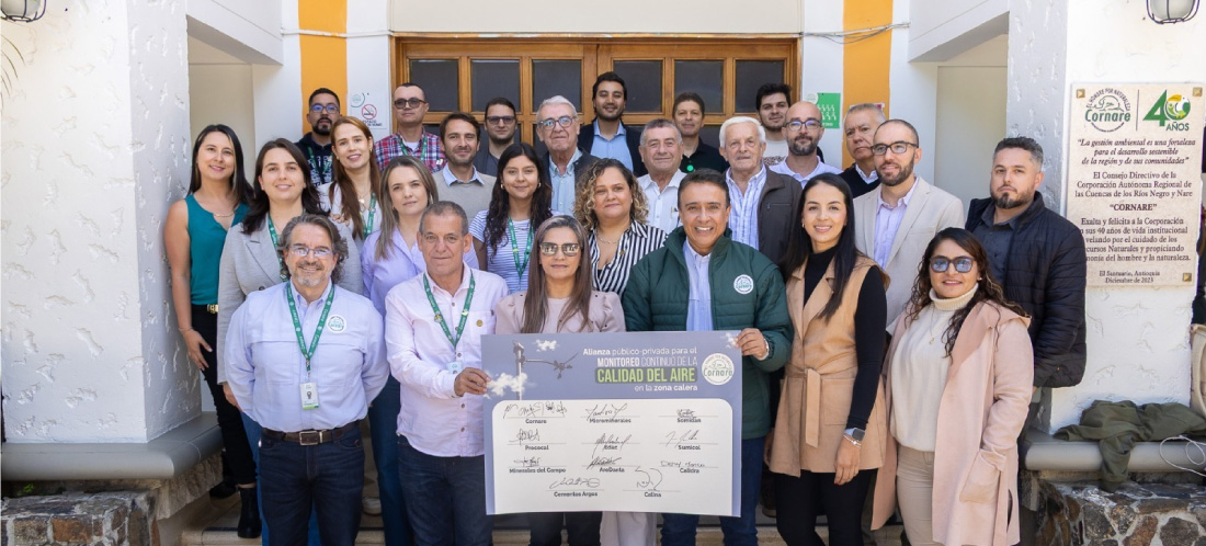 Empresas caleras y Cornare implementan estaciones de monitoreo continuo de calidad del aire