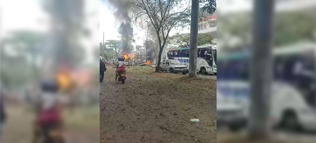 ¡Atención! Atentado terrorista en Cali: explosiones frente a la Escuela Militar de Aviación