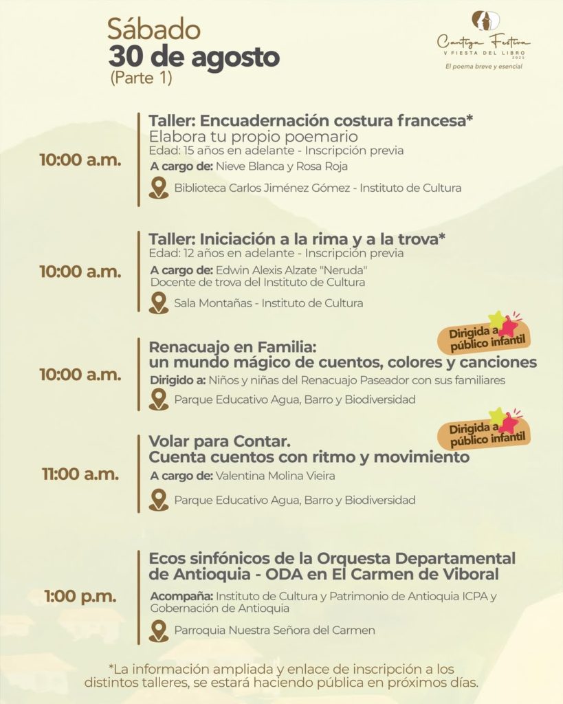 📖📙📚 ¿Ustedes estan tan emocionados como nosotros para vivir este encuentroLes compartimos la 2