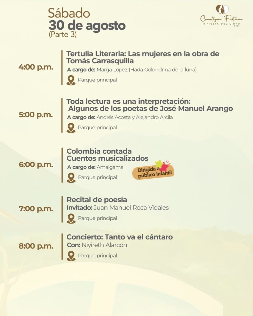 📖📙📚 ¿Ustedes estan tan emocionados como nosotros para vivir este encuentroLes compartimos la 4