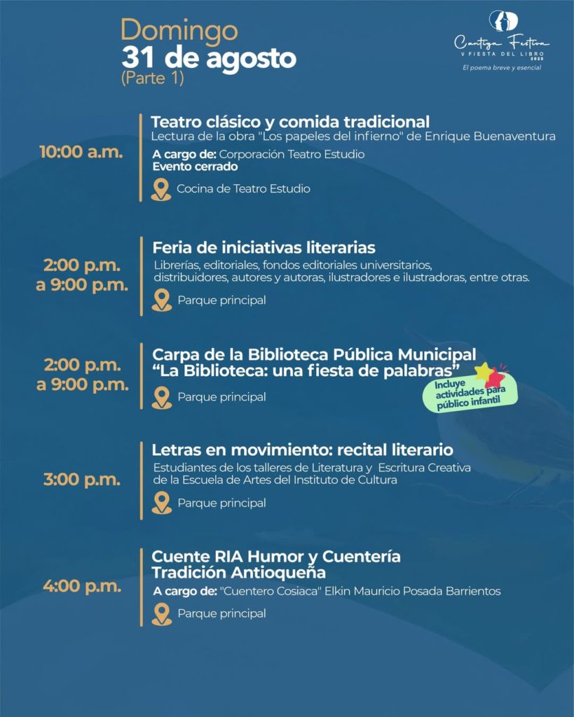 📖📙📚 ¿Ustedes estan tan emocionados como nosotros para vivir este encuentroLes compartimos la 5