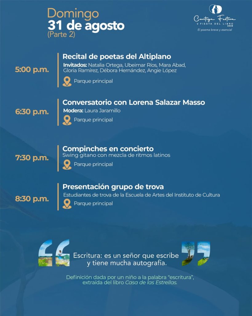 📖📙📚 ¿Ustedes estan tan emocionados como nosotros para vivir este encuentroLes compartimos la 6