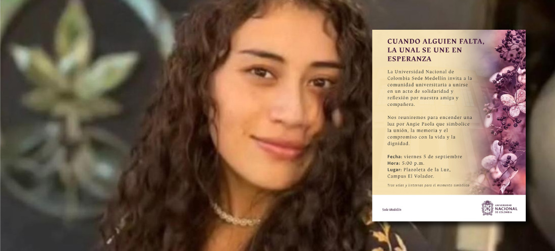 Habrá velatón en la Universidad Nacional sede Medellín para pedir el regreso de la estudiante secuestrada en el Cauca