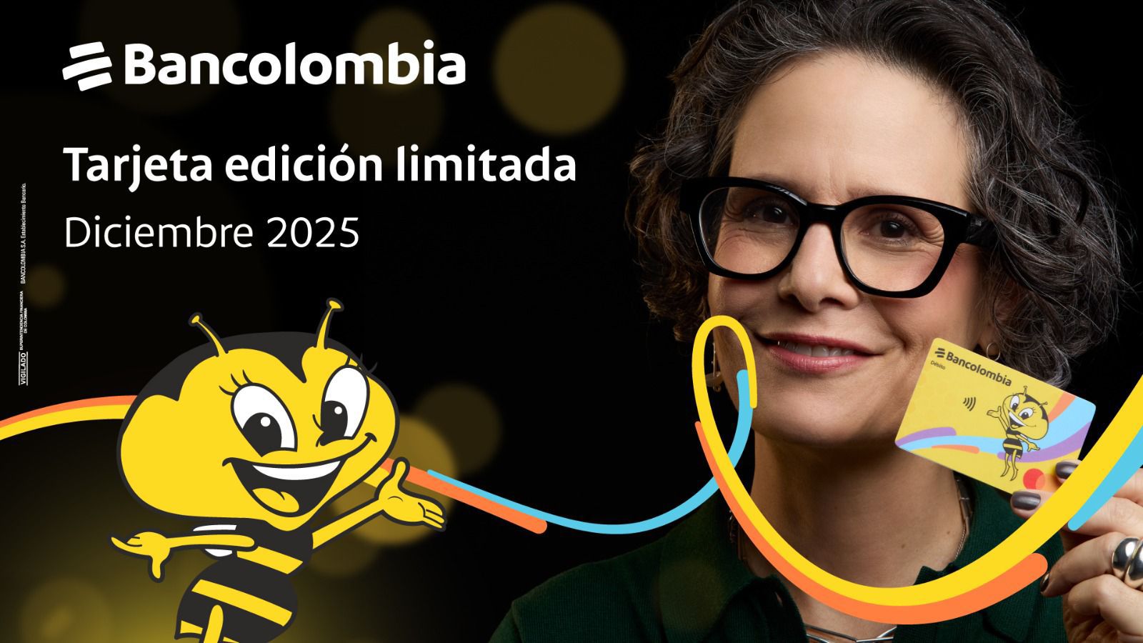 La abejita Conavi vuelve a volar con Bancolombia esta Navidad