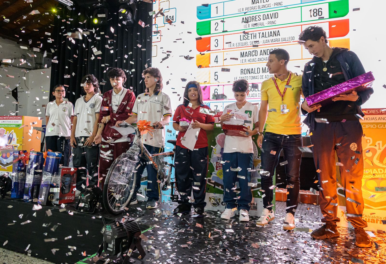 Guarne vivió una fiesta del saber en la gran final de las Olimpiadas del Conocimiento
