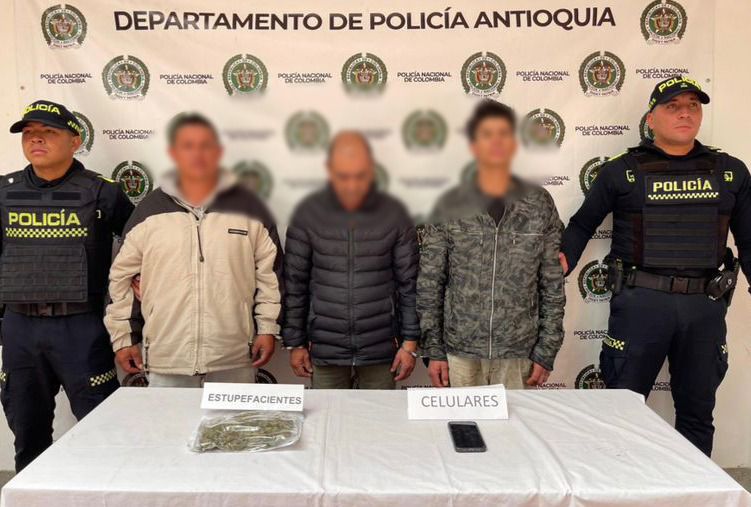 Capturados cuatro integrantes del grupo delincuencial “El Mesa” en Sonsón