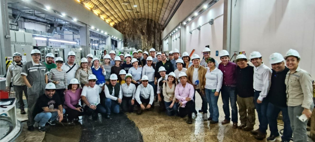 EPM socializó los avances en el embalse de El Peñol – Guatapé con los periodistas del Club de la Prensa