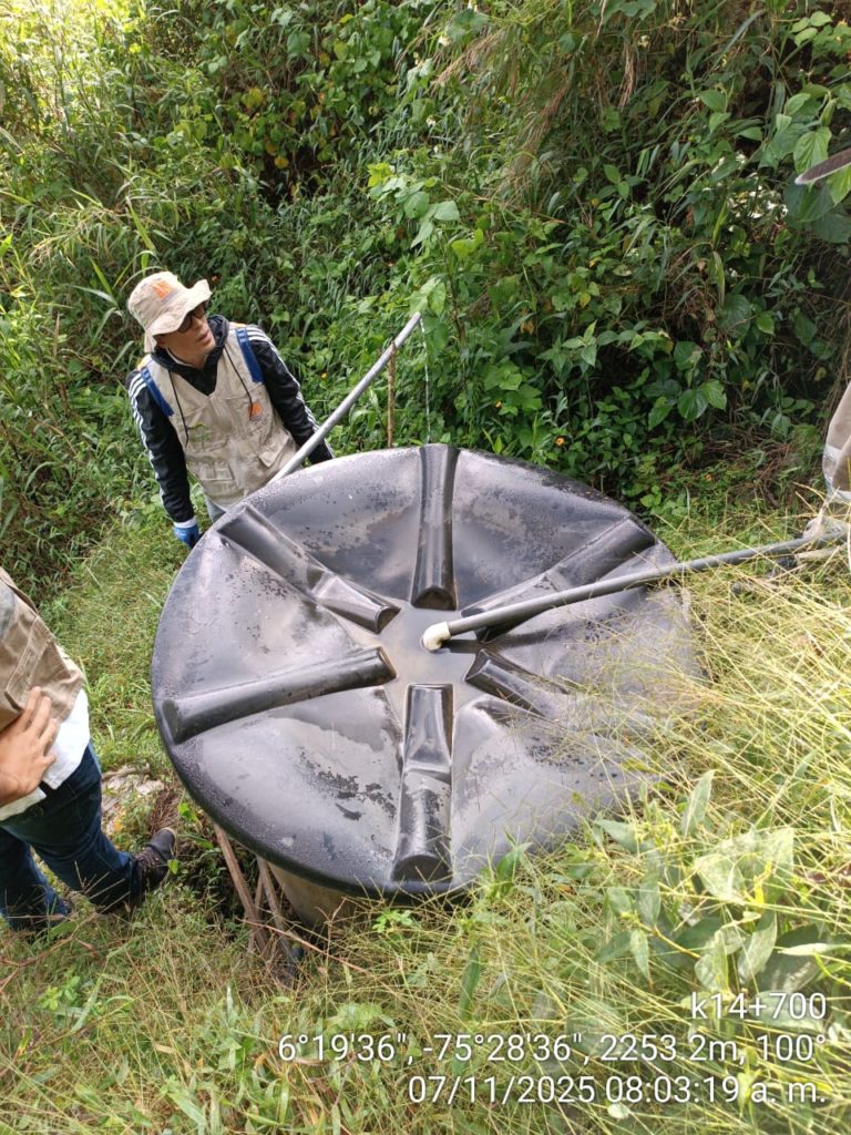 Este seria el motivo de la caida de rocas que obligo el cierre de la autopista Medellin Bogota 2