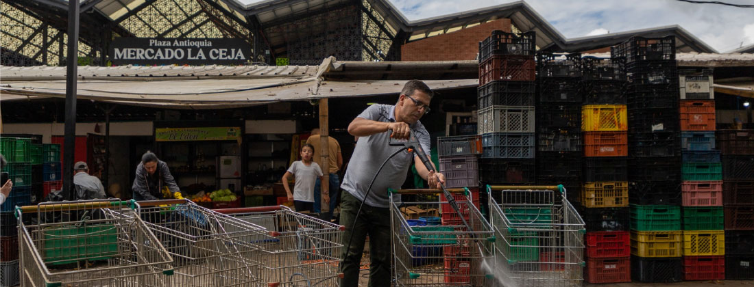 Comerciantes inician su regreso a la renovada Plaza de Mercado de La Ceja tras años de espera