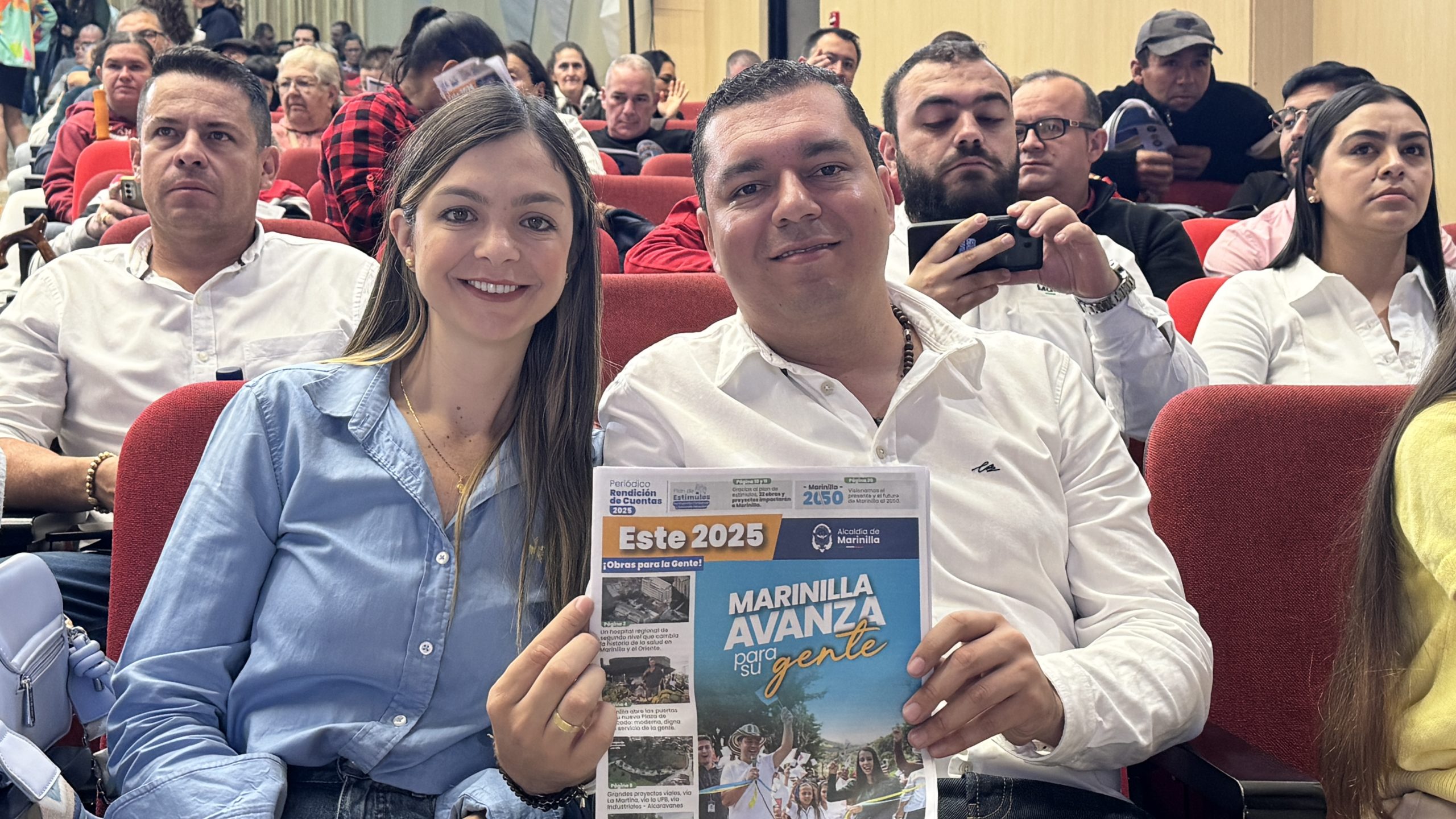 Alcalde de Marinilla, Julio Serna, rinde cuentas y presenta avances del plan de desarrollo